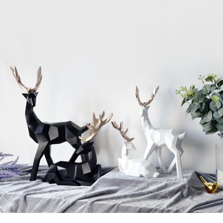 Skorter | Abstract Deer Figures Pair