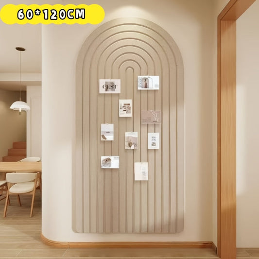 Skorter | Curved Felt Notice Board – Large Self-Adhesive Wall Decoration made of Polyester Felt