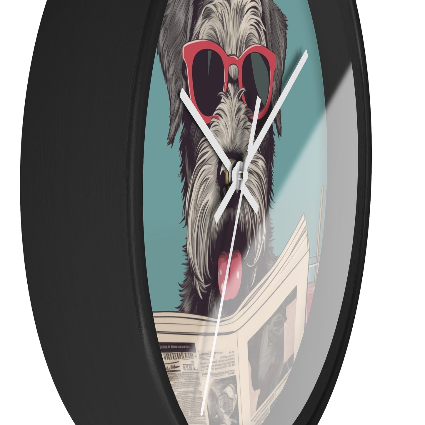 Skorter | Reading Newspaper Wall clock