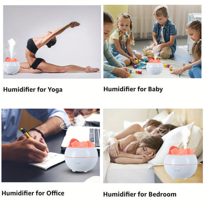 Skorter | Salt lamp diffuser - 3-in-1 essential oil diffuser, Himalayan salt lamps & humidifier