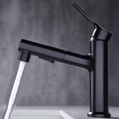 Skorter | Round Vessel Sink Bathroom Faucet Simple Style Faucet with Brass Material