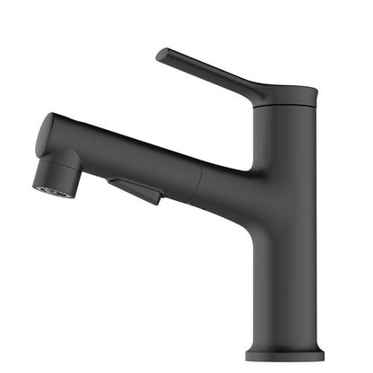 Skorter | Round Vessel Sink Bathroom Faucet Simple Style Faucet with Brass Material