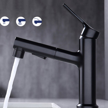 Skorter | Round Vessel Sink Bathroom Faucet Simple Style Faucet with Brass Material