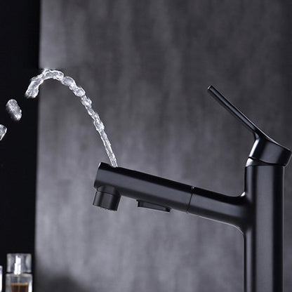 Skorter | Round Vessel Sink Bathroom Faucet Simple Style Faucet with Brass Material