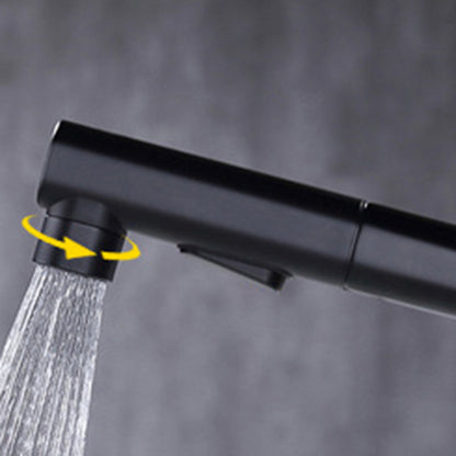 Skorter | Round Vessel Sink Bathroom Faucet Simple Style Faucet with Brass Material