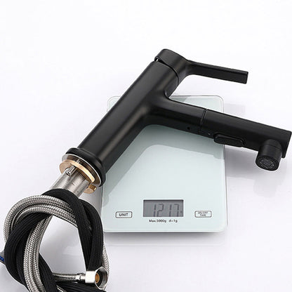 Skorter | Round Vessel Sink Bathroom Faucet Simple Style Faucet with Brass Material