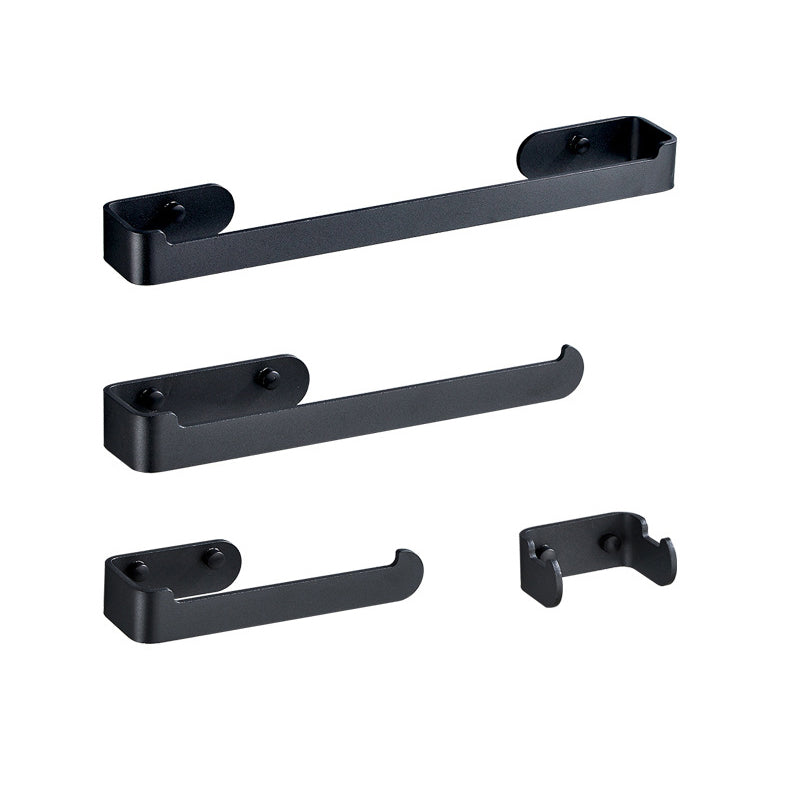 Skorter | Aluminum Alloy Bathroom Set 4-piece Modern Style Bathroom Hardware Set