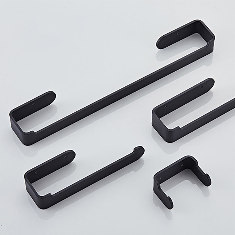 Skorter | Aluminum Alloy Bathroom Set 4-piece Modern Style Bathroom Hardware Set