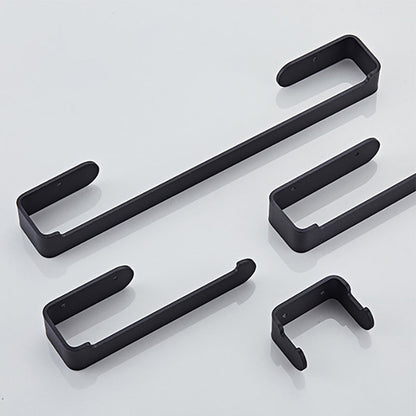 Skorter | Aluminum Alloy Bathroom Set 4-piece Modern Style Bathroom Hardware Set