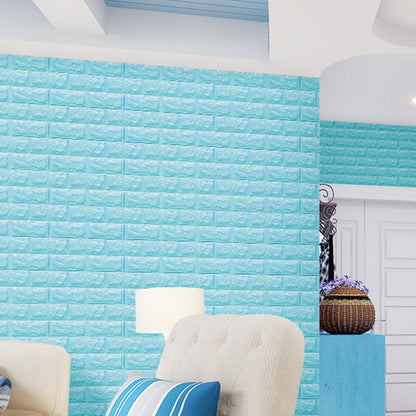 Skorter | 3D Faux-Brick Wall Panel Peel and Press Foam Living Room Waterproof Wall Ceiling