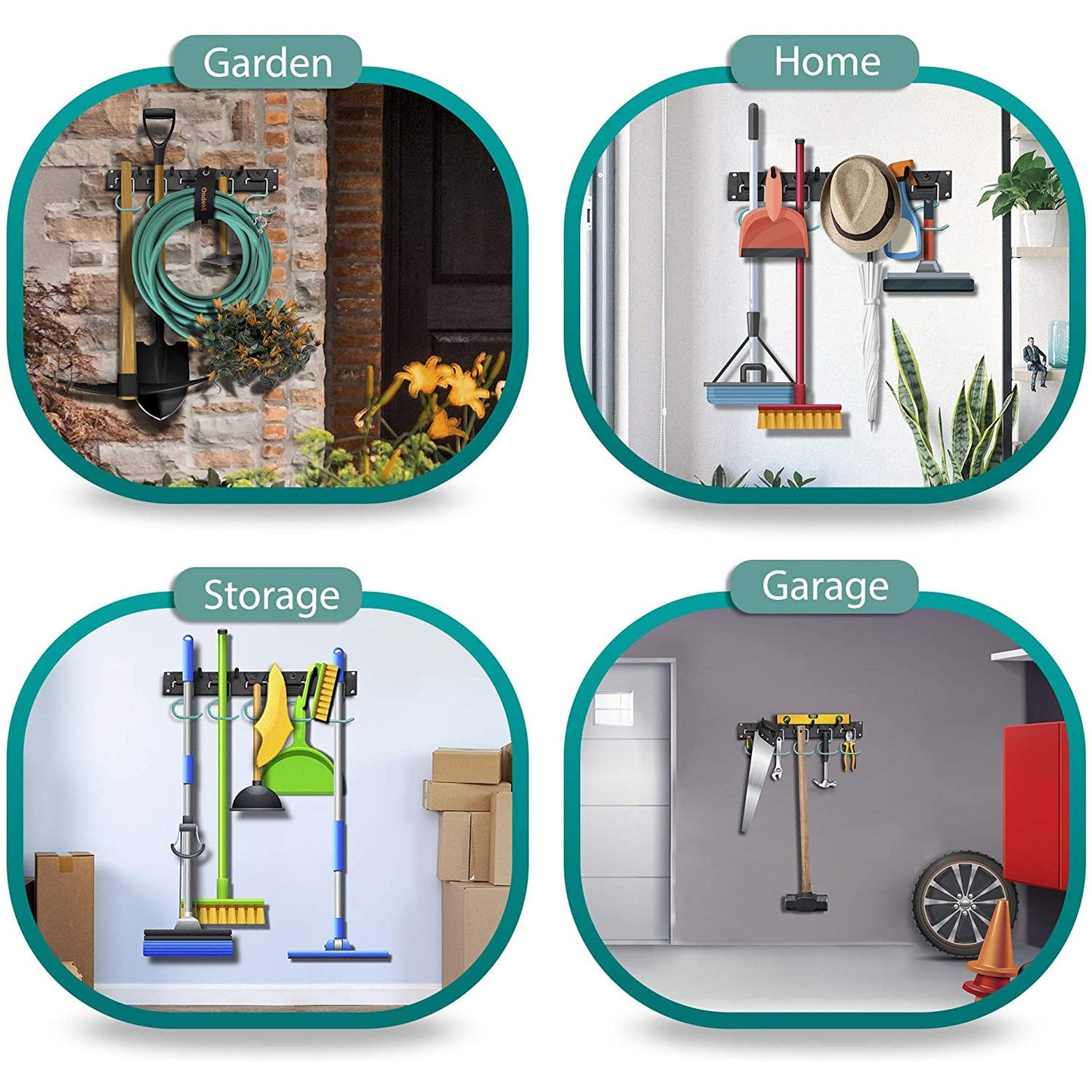 Skorter | 64" Adjustable Garden Storage Wall Mount Stand