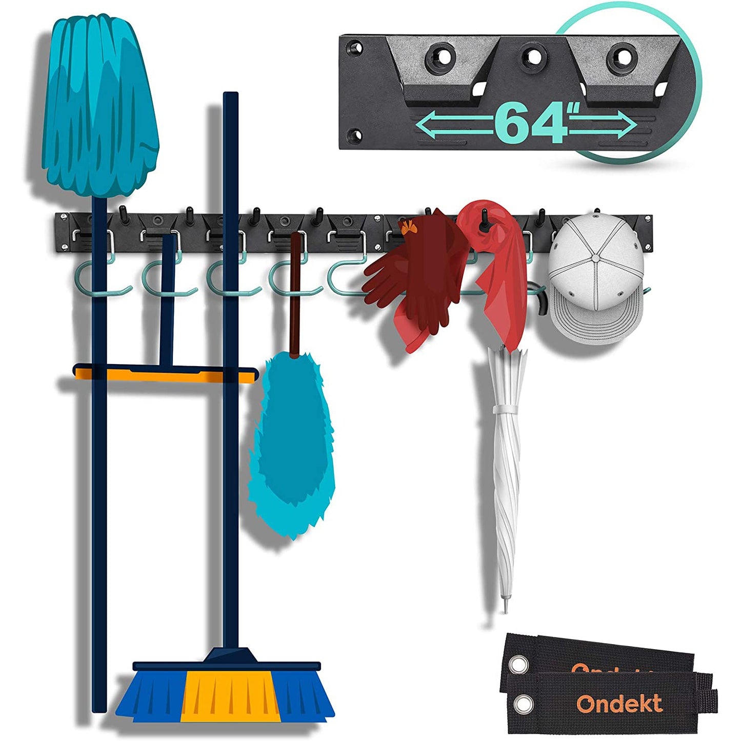 Skorter | 64" Adjustable Garden Storage Wall Mount Stand