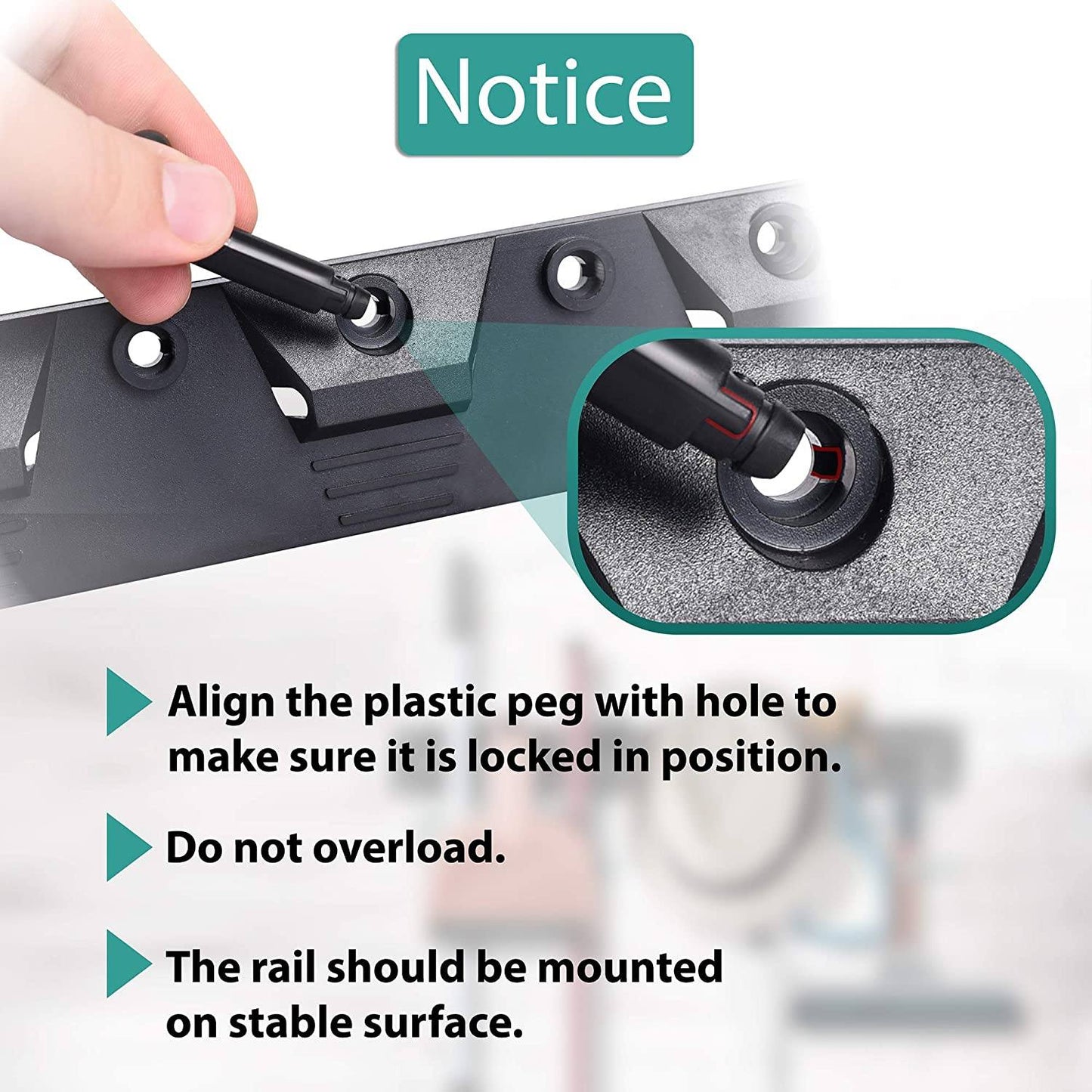 Skorter | 64" Adjustable Garden Storage Wall Mount Stand