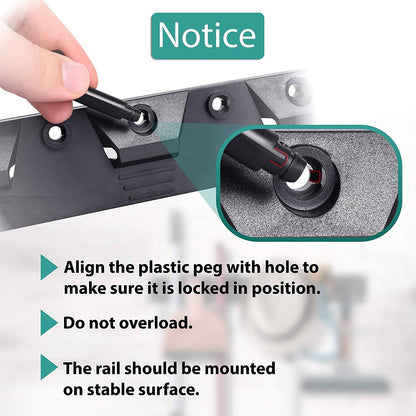 Skorter | 64" Adjustable Garden Storage Wall Mount Stand