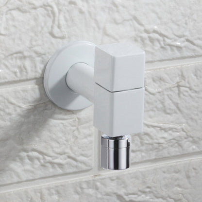 Skorter | Contemporary Wall Mounted Bathroom Faucet Knob Handle Solid Brass Round Faucet