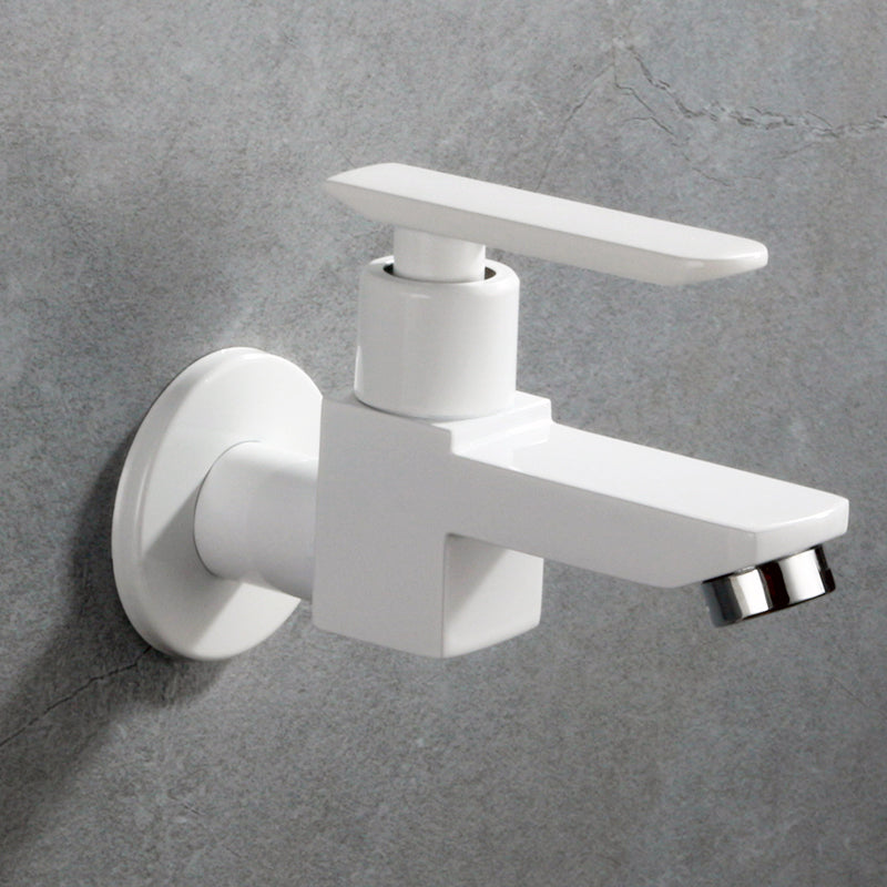 Skorter | Contemporary Wall Mounted Bathroom Faucet Lever Handles Solid Brass Faucet
