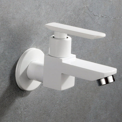 Skorter | Contemporary Wall Mounted Bathroom Faucet Lever Handles Solid Brass Faucet
