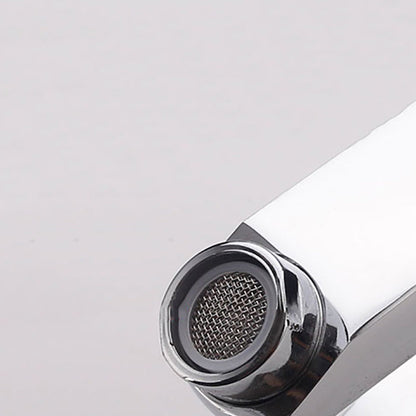 Skorter | Contemporary Wall Mounted Bathroom Faucet Lever Handles Solid Brass Faucet