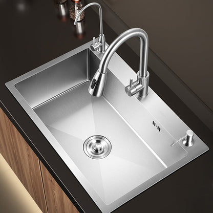 Skorter | Contemporary Style Kitchen Sink Stainless Steel Color Fast Built-In Sink