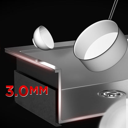 Skorter | Contemporary Style Kitchen Sink Stainless Steel Color Fast Built-In Sink