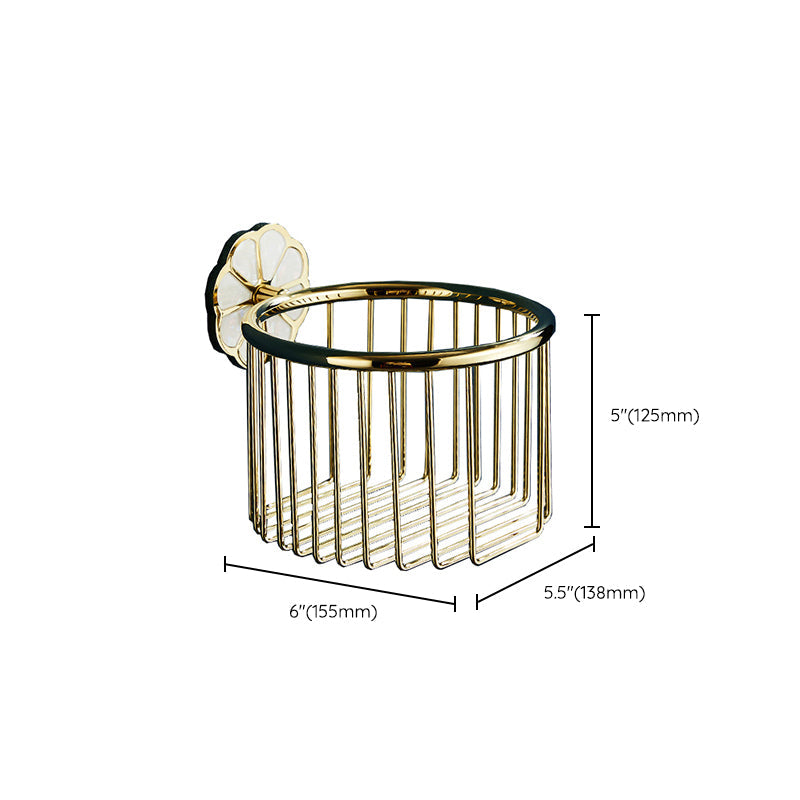 Skorter | Metal Simple Bathroom Accessories as Individual Piece or in Set in Gold