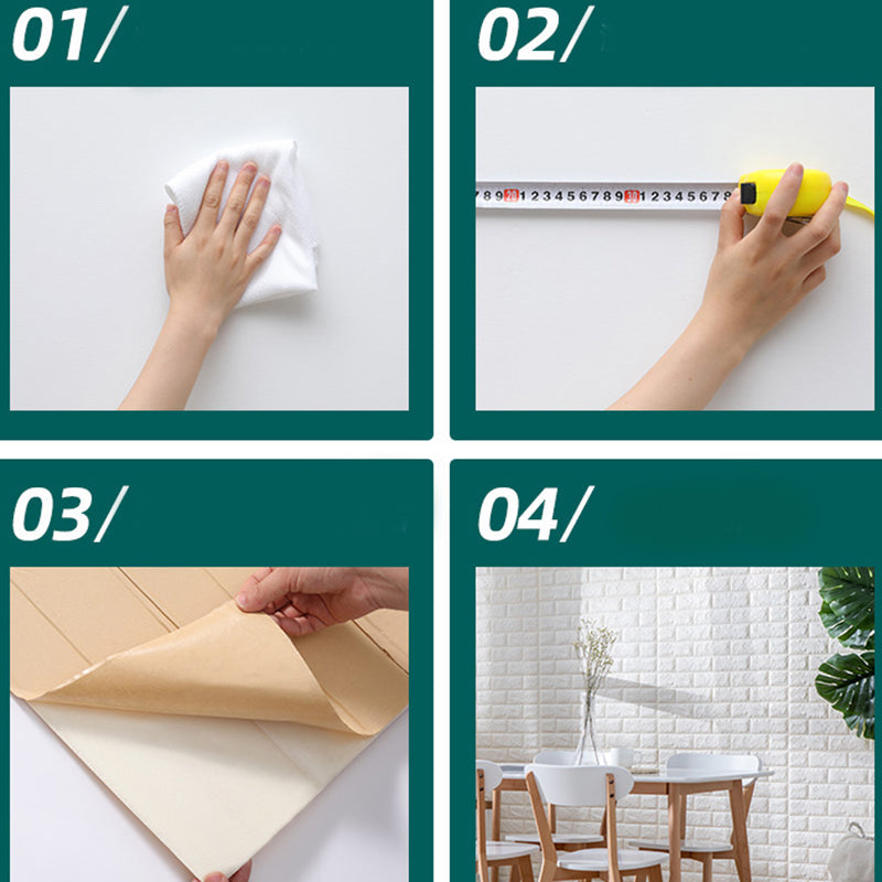 Skorter | Contemporary Wall Covering 3D-embossed Mosaic Design waterproof Wall Ceiling