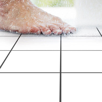 Skorter | Bathroom Square PVC Flooring 24" x 118" x 4mm Peel and Stick Vinyl Flooring