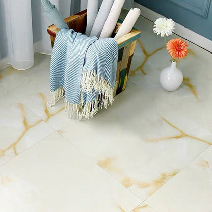 Skorter | 24" x 24" x 1.2mm Vinyl Floor Square Peel and Stick PVC Floor