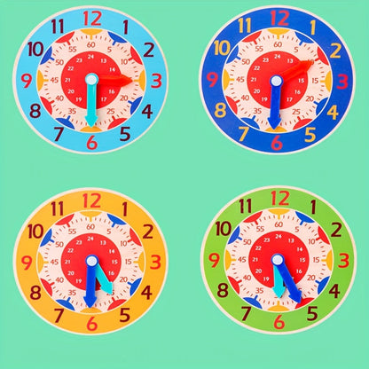 Skorter | Three Educational Clock - Play Clock for Kids to Learn Time, Perfect for Christmas and Halloween Gifts