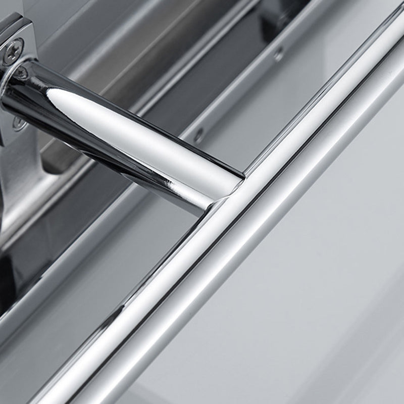 Skorter | Contemporary 2-piece Bathroom Set in Polished Chrome Stainless Steel Toilet Paper Holder