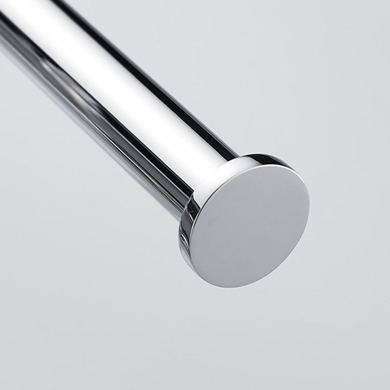 Skorter | Contemporary 2-piece Bathroom Set in Polished Chrome Stainless Steel Toilet Paper Holder