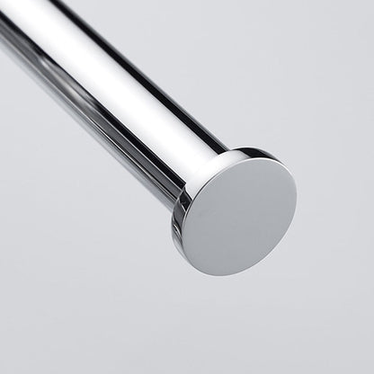 Skorter | Contemporary 2-piece Bathroom Set in Polished Chrome Stainless Steel Toilet Paper Holder