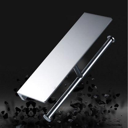 Skorter | Contemporary 2-piece Bathroom Set in Polished Chrome Stainless Steel Toilet Paper Holder