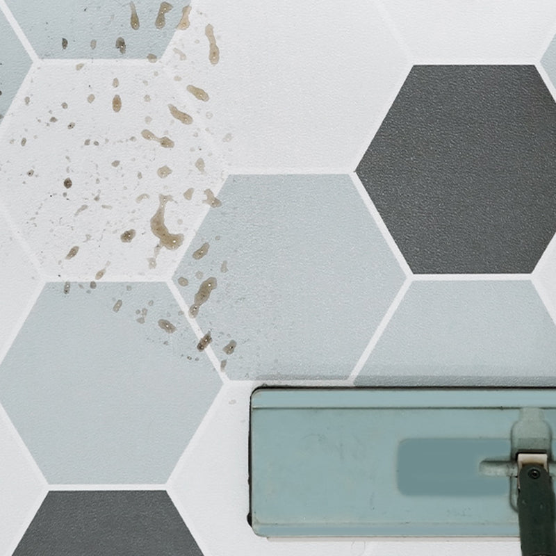 Skorter | Bathroom 3.5 mm vinyl floor square peel and stick PVC floor