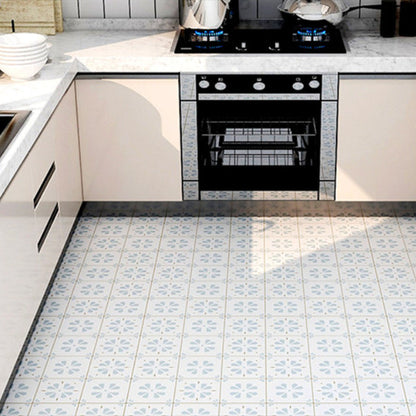 Skorter | Bathroom 3.5 mm Vinyl Floor Square Peel and Stick PVC Flooring