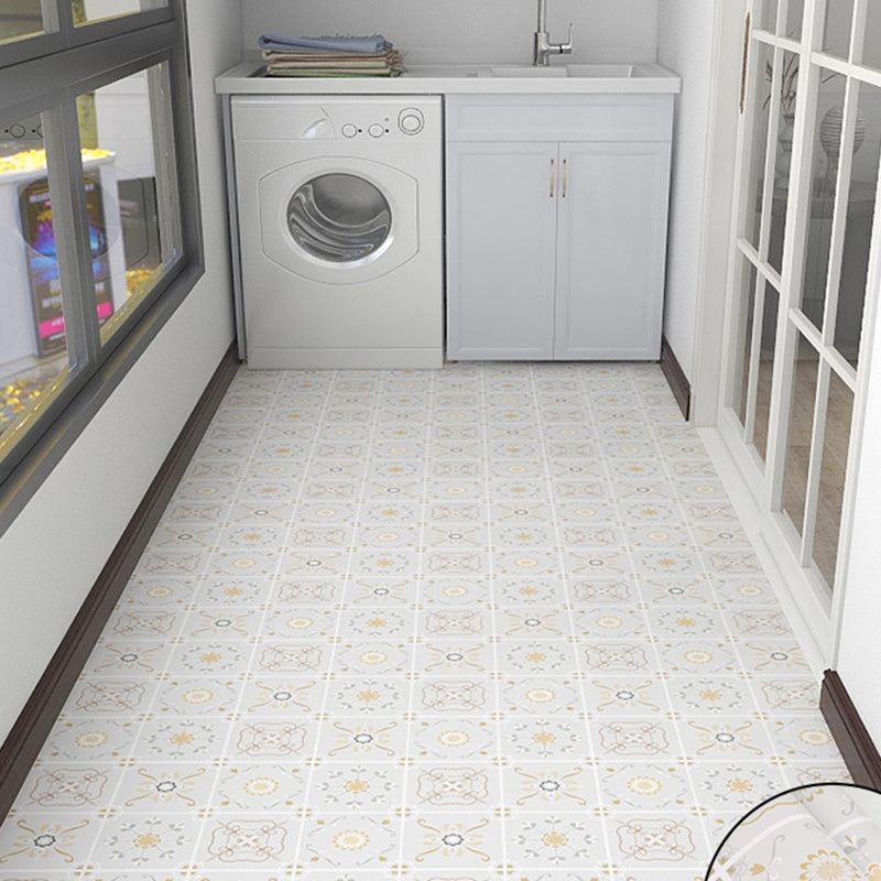 Skorter | 4 mm thick PVC flooring Living Spaces Smooth Peel & Stick Vinyl Flooring