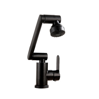 Skorter | Contemporary Centerset Faucet Lever Handles Low Arc Stainless Steel Faucet