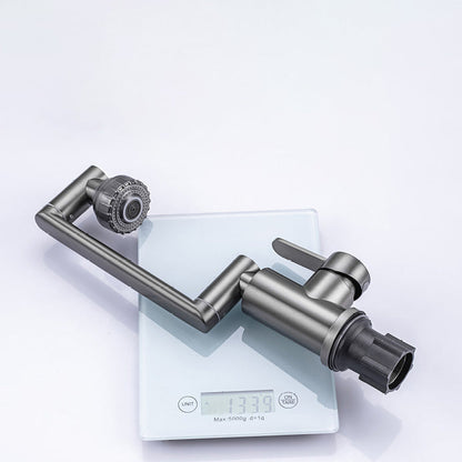 Skorter | Contemporary Centerset Faucet Lever Handles Low Arc Stainless Steel Faucet