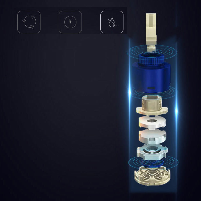 Skorter | Cubic Container Sink Faucet Simple Low Arched Bathroom Faucet with 1 Hole