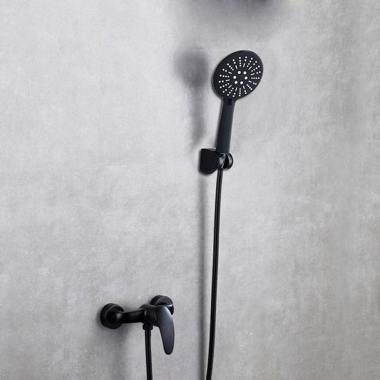 Skorter | Brass Wall-mounted Shower System Single Handle Shower with Lever Handle