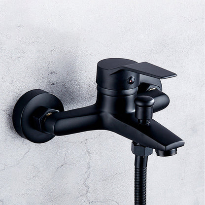 Skorter | Brass Wall-mounted Shower System Single Handle Shower with Lever Handle