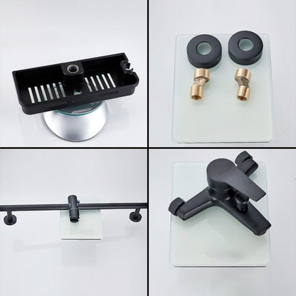 Skorter | Brass Wall-Mounted Shower System Single Handle Shower with Lever Handle