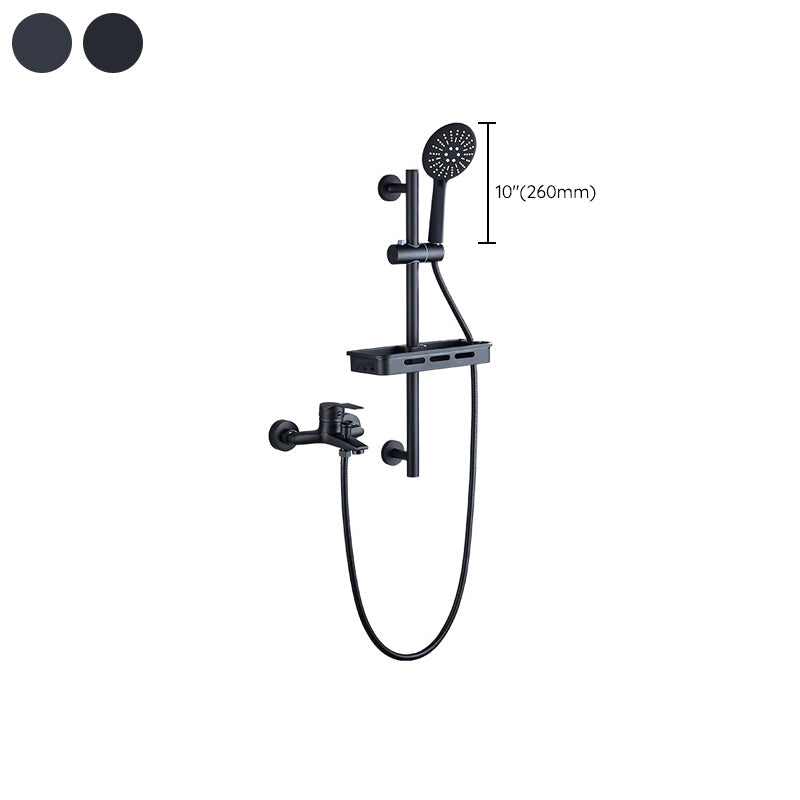 Skorter | Brass Wall-mounted Shower System Single Handle Shower with Lever Handle