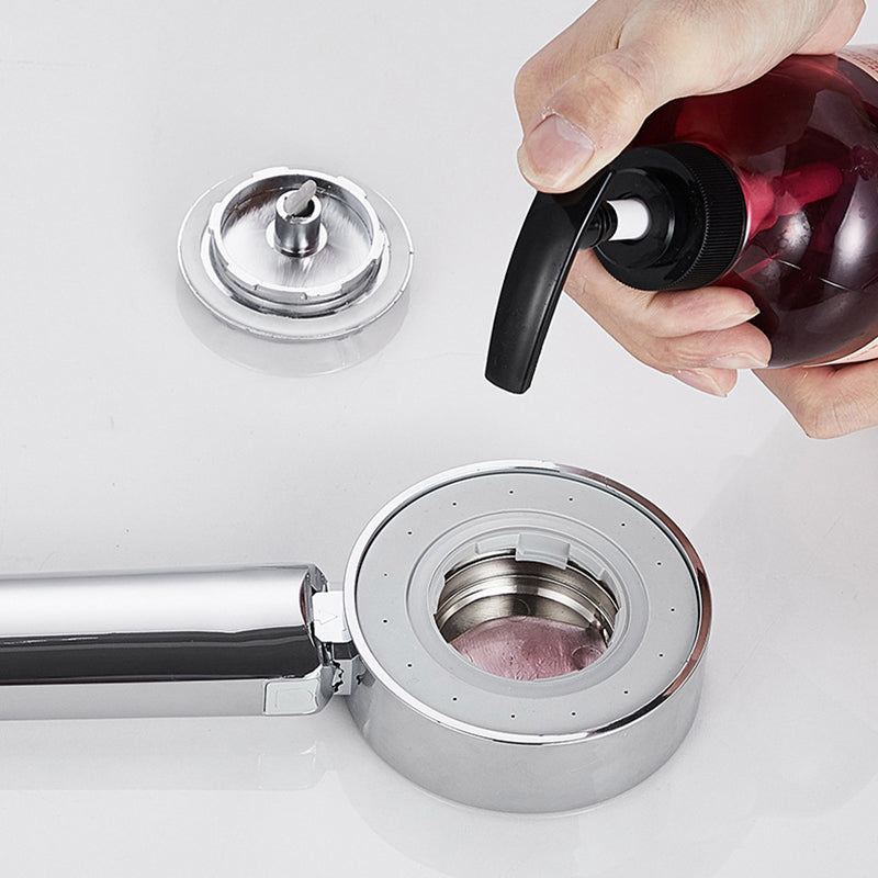 Skorter | Contemporary Wall-Mounted Shower Head Combination Chrome Round Hand Shower