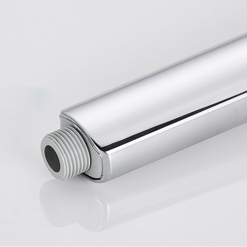 Skorter | Contemporary Wall-Mounted Shower Head Combination Chrome Round Hand Shower