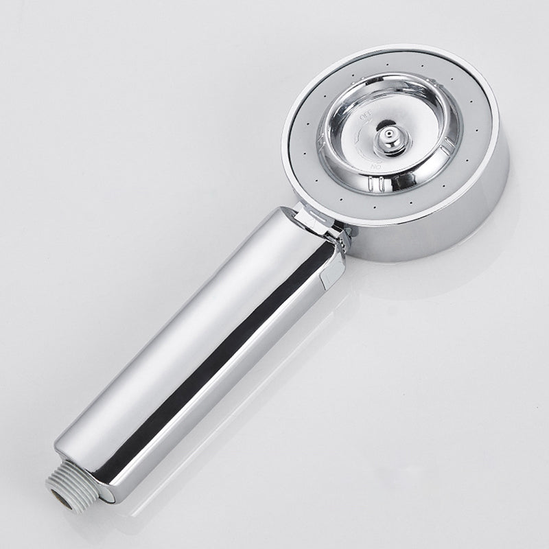 Skorter | Contemporary Wall Mounted Showerhead Combination Chrome Round Hand Shower