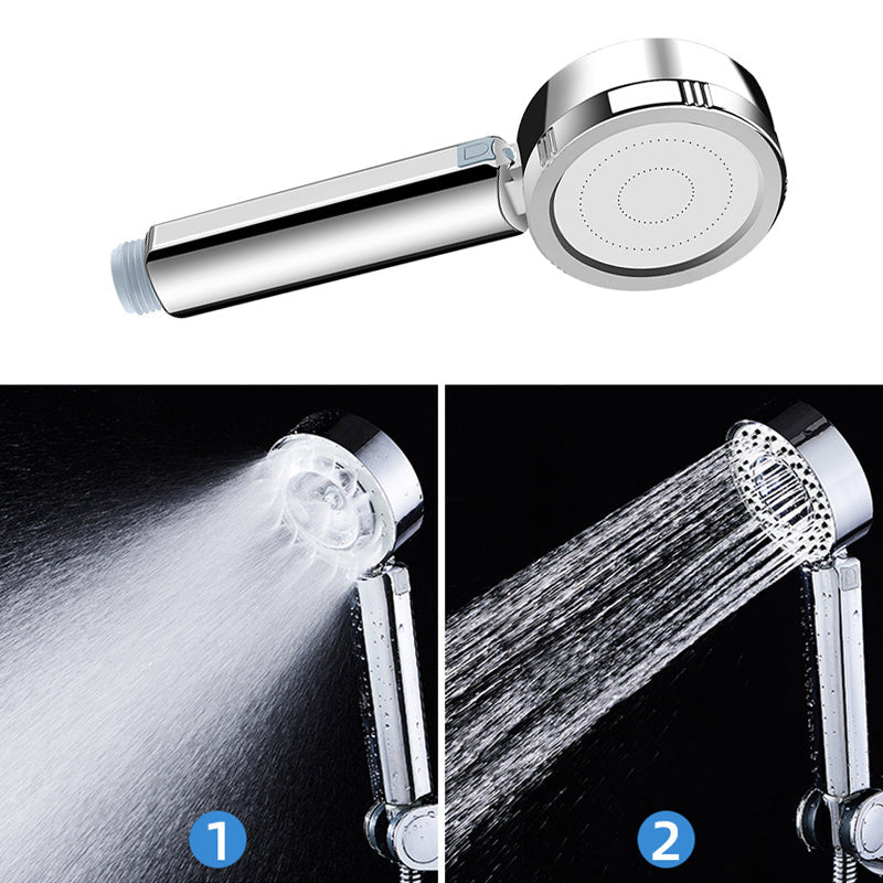 Skorter | Contemporary Wall-Mounted Shower Head Combination Chrome Round Hand Shower