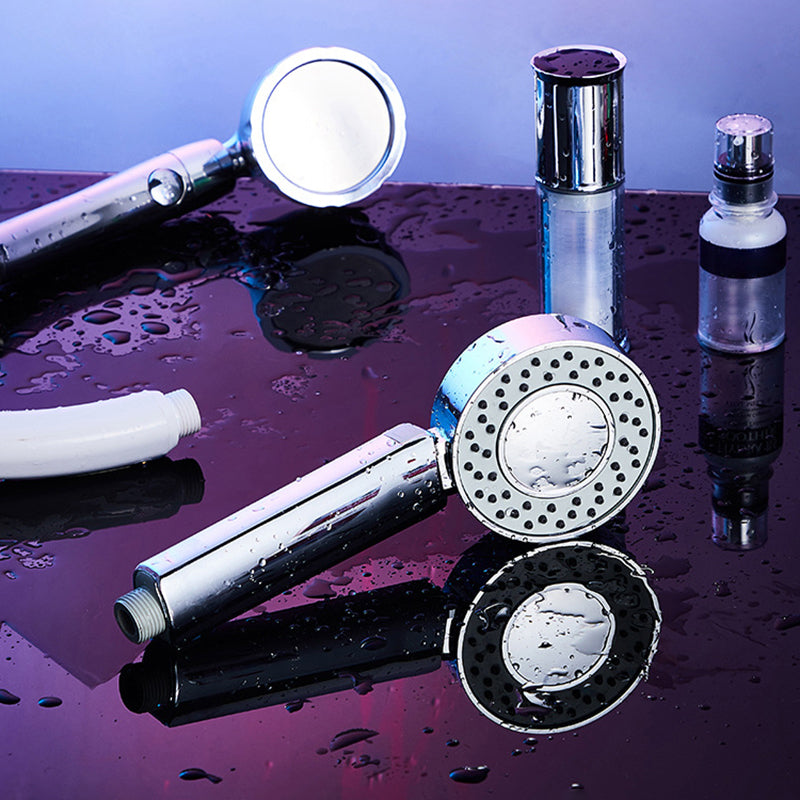 Skorter | Contemporary Wall-Mounted Shower Head Combination Chrome Round Hand Shower