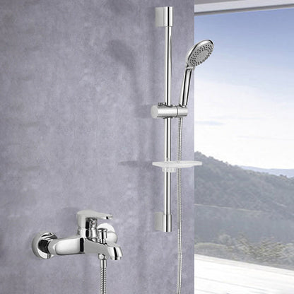Skorter | Bathroom Bathtub Pull-Out Wall-Mounted Hand Shower Fixed Bathtub Faucet