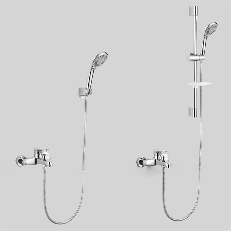 Skorter | Bathroom Bathtub Pull-Out Wall-Mounted Hand Shower Fixed Bathtub Faucet